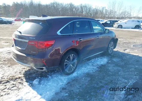 2017 Acura Mdx Technology Package из США, поврежденный, VIN 5FRYD4H53HB011665